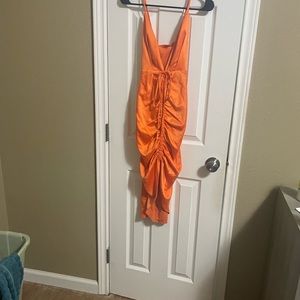 Beautiful Revolve dress Satin. Ex -small